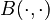 B(\cdot, \cdot)